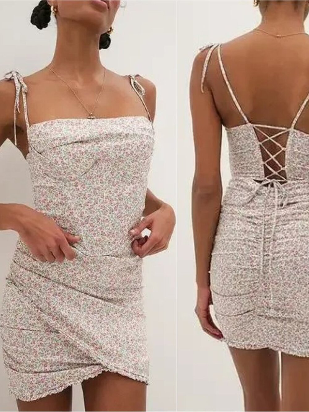 For Love & Lemons Baby Butterflies Slip Dress in XXS
